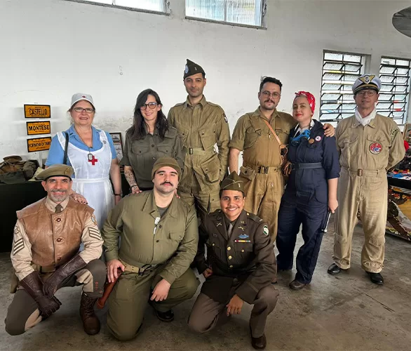 Verde Oliva no Aniversário de Santos Dumont